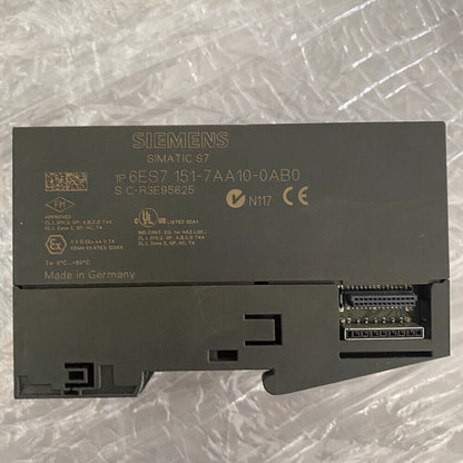 Siemens SIMATIC S7 1P 6ES7 151-7AA10-0AB0 PLC Module, black with connectors, Made in Germany
