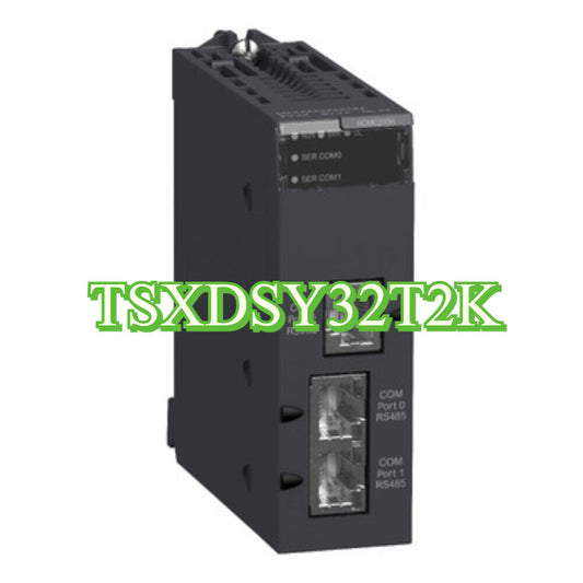 Schneider TSXDSY32T2K PLC module. 32-channel digital output, 24 VDC. For Modicon Premium PLC. Fast shipping.