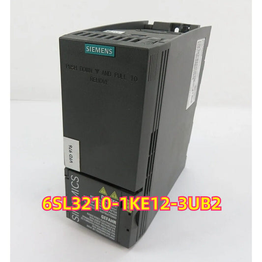 Siemens SINAMICS G120C PLC module, 6SL3210-1KE12-3UB2, black industrial automation part