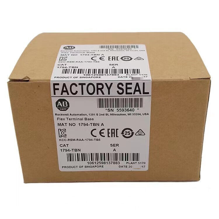 New Factory Sealed AB 1794-TBN Flex Terminal Base AB 1794TBN In Stock Fast Ship