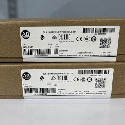 Allen-Bradley 1756-EN2T SER C ControlLogix EtherNet/IP Module 1756EN2T New ! AB