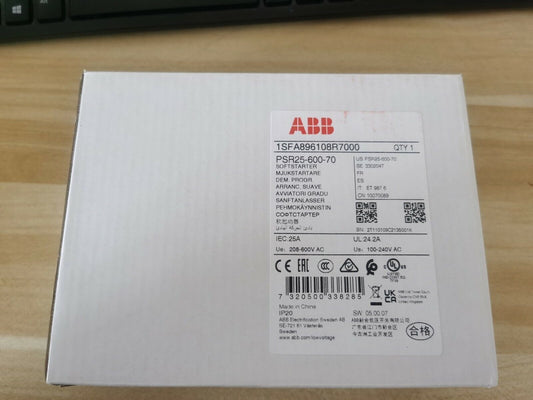 ABB PSR25-600-70 Soft Starter, 1SFA896108R7000, industrial automation parts