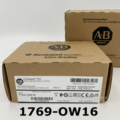 Allen-Bradley 1769-OW16 Compact I/O Relay Output Module, New in Box