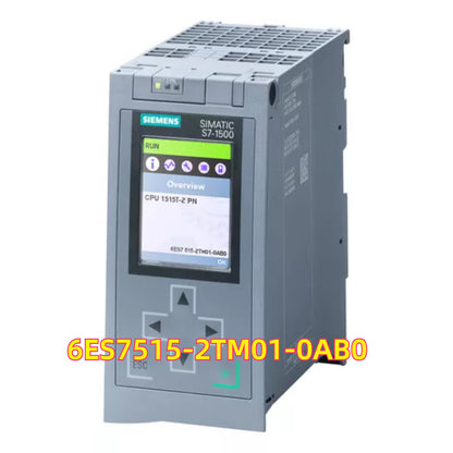 Siemens SIMATIC S7-1500 CPU 1515T-2 PN, 6ES7515-2TM01-0AB0, grey industrial automation PLC module