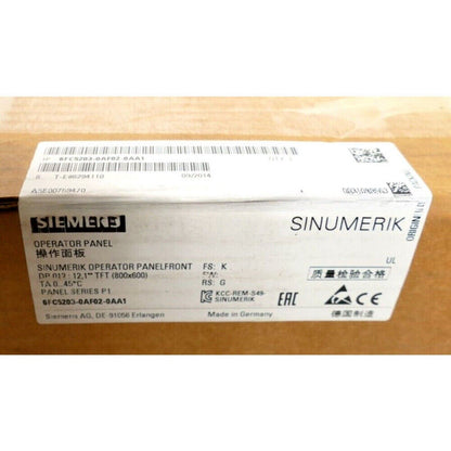 PLC | Siemens | 6FC5203-0AF02-0AA1 6FC5 203-0AF02-0AA1 SINUMERIK operator panel