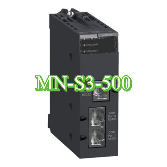 Schneider Electric MN-S3-500 temperature and humidity sensor with RS232/RS485 ports for industrial automation.