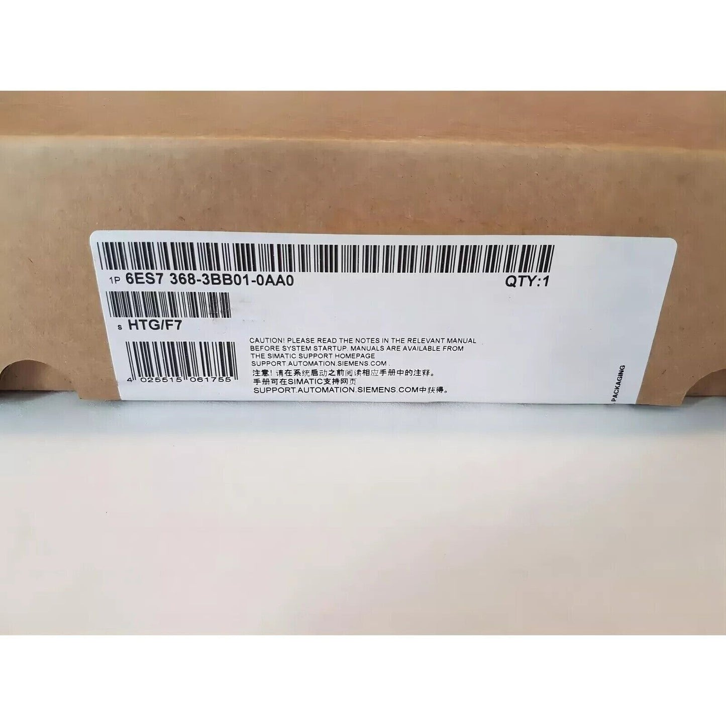 PLC | Siemens | 6ES7368-3BB01-0AA0 6ES7 368-3BB01-0AA0  S7-300 Cable 1m