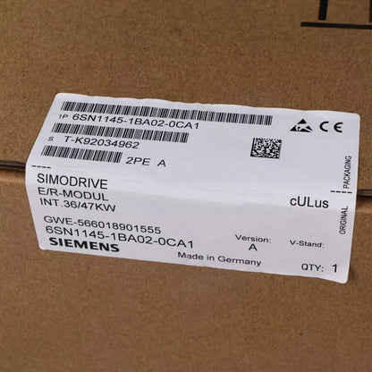 Drives/Drive Modules | Siemens | 6SN1145-1BA02-0CA1 6SN1 145-1BA02-0CA1 SIMODRIVE 611 MODULE 36/47 KW