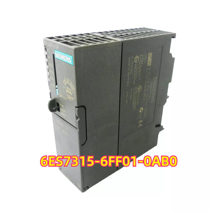 Siemens SIMATIC S7-300 CPU 315F PLC module, model 6ES7 315-6FF01-0AB0, industrial automation part.