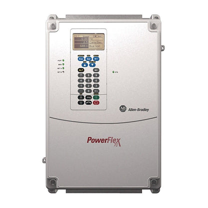 Allen-Bradley PowerFlex 70 AC Drive, control panel display, industrial automation device