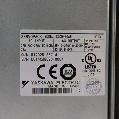 Servo Drive | YASKAWA | SGDH-50AE Servo Driver 1PC New SGDH50AE Expedited Shipping