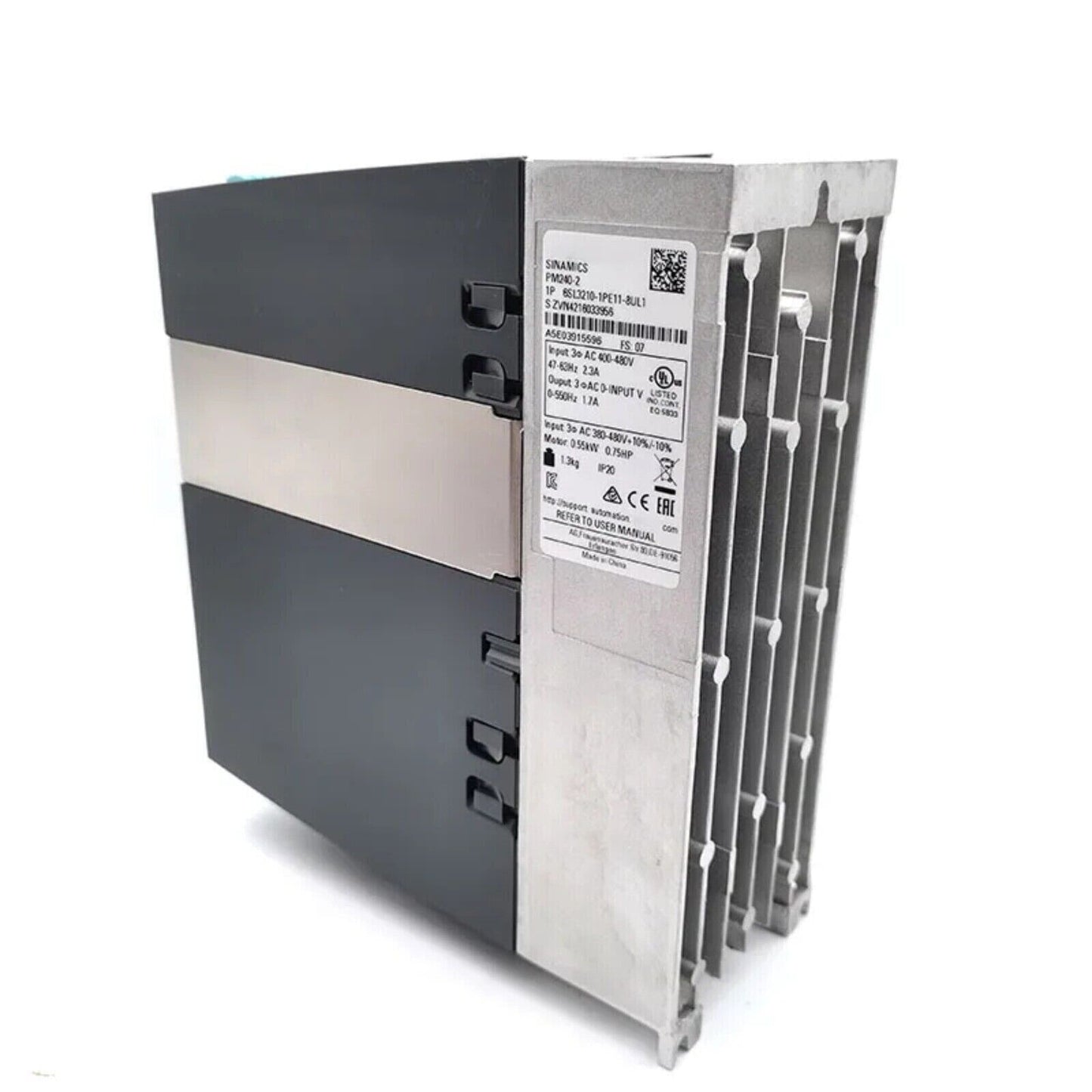 PLC | Siemens | 6SL3210-1PE11-8UL1 6SL3 210-1PE11-8UL1 SINAMICS POWER MODULE PM240-2
