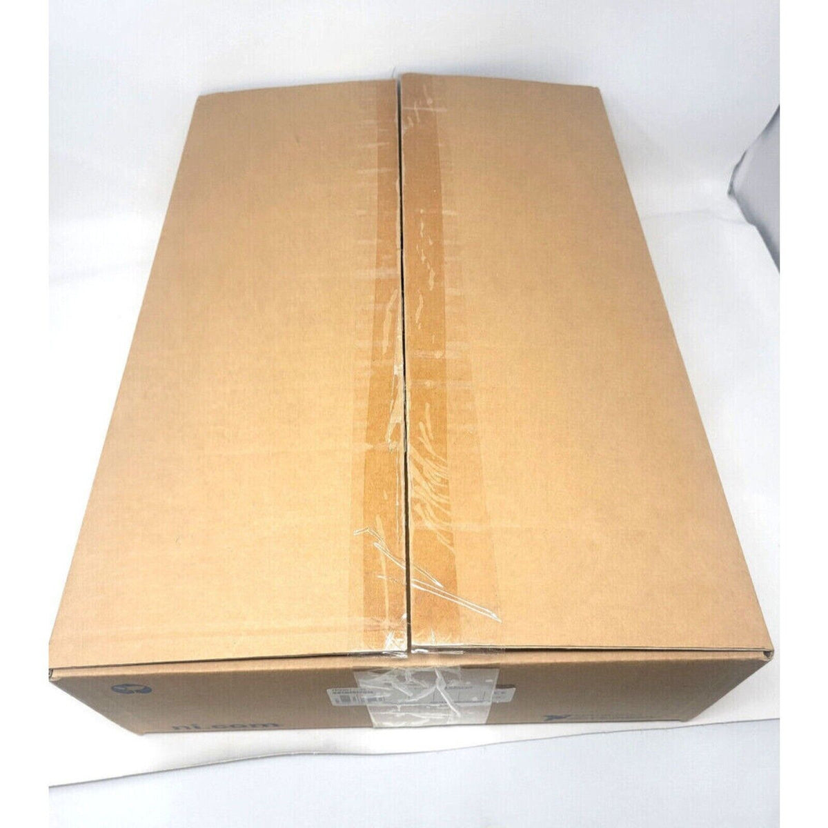 NI ELVIS II+ product box, brown cardboard packaging, NI product shipping