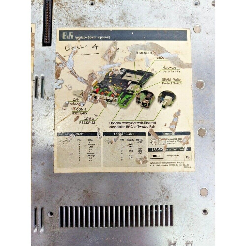 Controller Module | B&R | 5C5001.32 INDUSTRIAL CONTROL HOST 62090170192