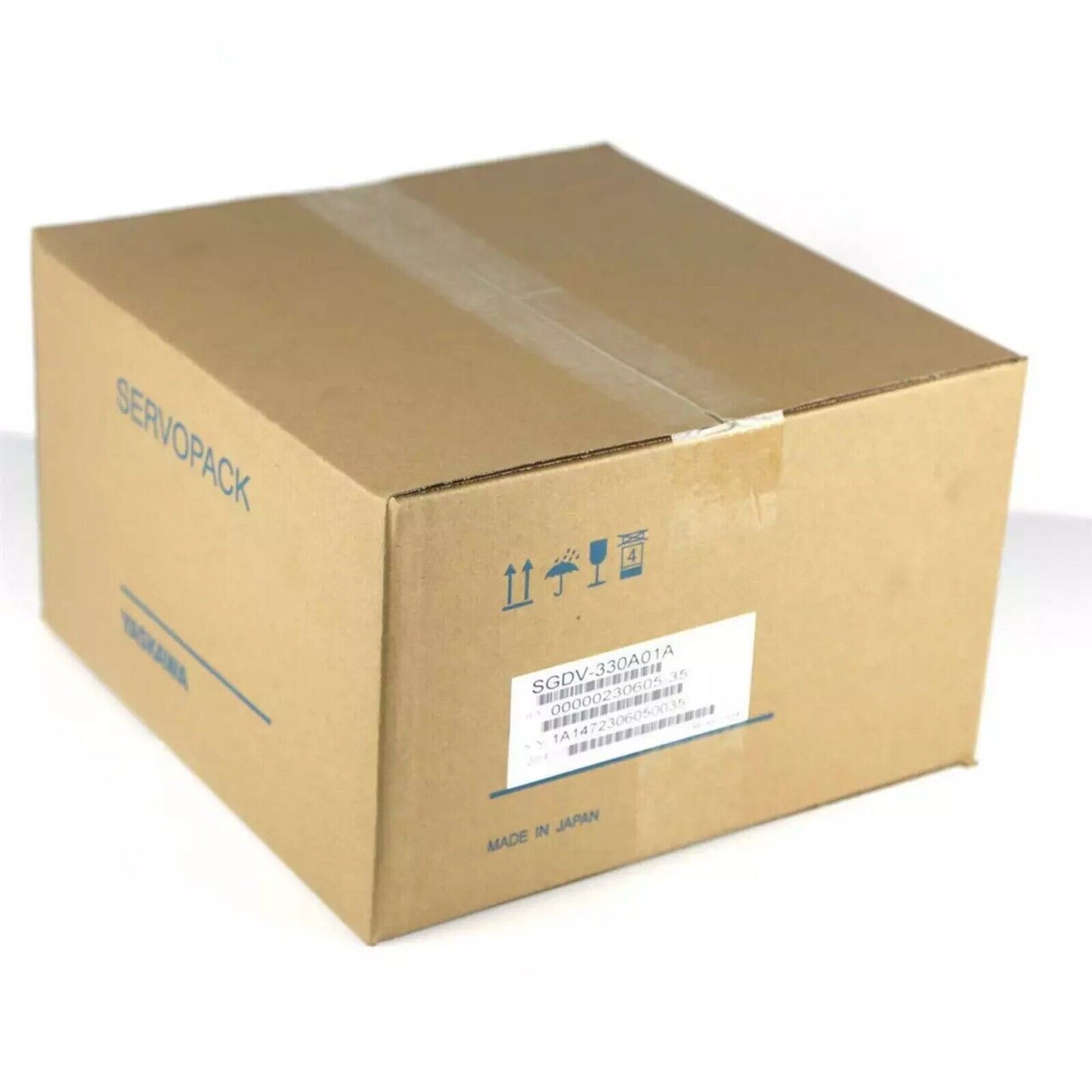 Yaskawa SGDV-330A01A AC Servo Drive in SERVOPACK box. Industrial automation component, Made in Japan. 