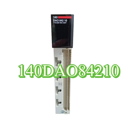 Schneider Electric Modicon Quantum 140DAO84210 PLC Module, 8-channel analog output, for industrial automation.