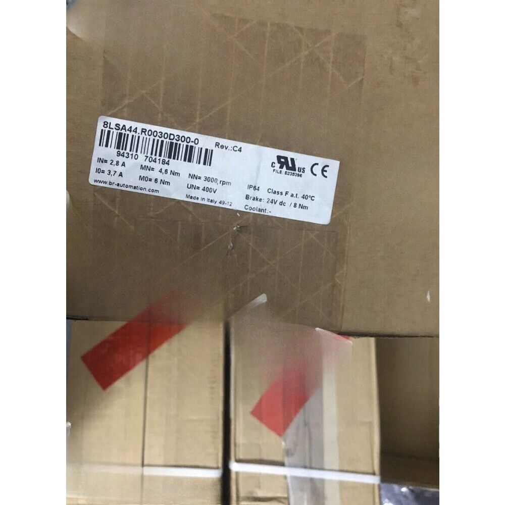 B&R Servo Motor 8LSA44.R0030D300-0 with specifications, industrial automation part