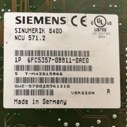 PLC | Siemens | 6FC5357-0BB11-0AE0 6FC5 357-0BB11-0AE0 SINUMERIK 840DE NCU 571.2