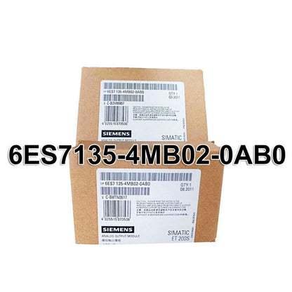 Siemens 6ES7135-4MB02-0AB0 DP Electronics Module ET 200S. Industrial automation part in original packaging.