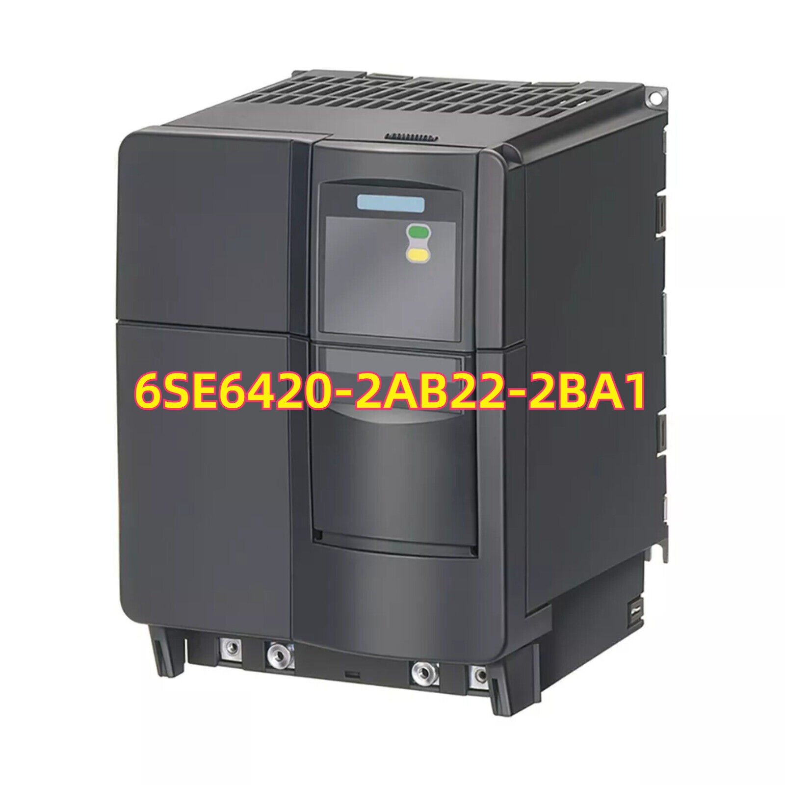 Siemens MICROMASTER 420 2.2kW drive, 6SE6420-2AB22-2BA1, black industrial automation component.
