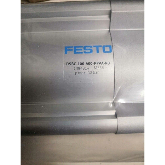 Festo Pneumatic Cylinder DSBC-100-400-PPVA-N3 - Industrial Automation Part