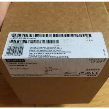 Siemens S7-300 CPU 317T-3 PN/DP module box, 6ES7317-7TK10-0AB0, industrial automation part
