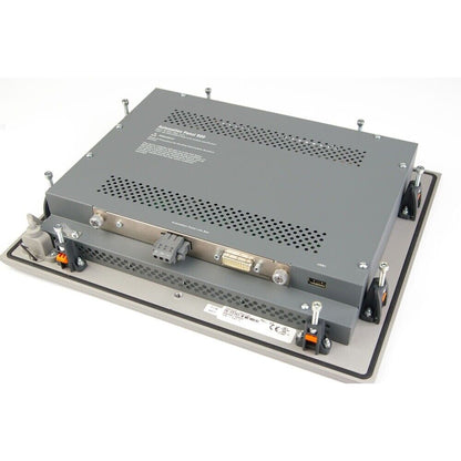B&R 5AP920.1043-01 HMI Panel. Gray metal casing, screen, and industrial automation mounting hardware.
