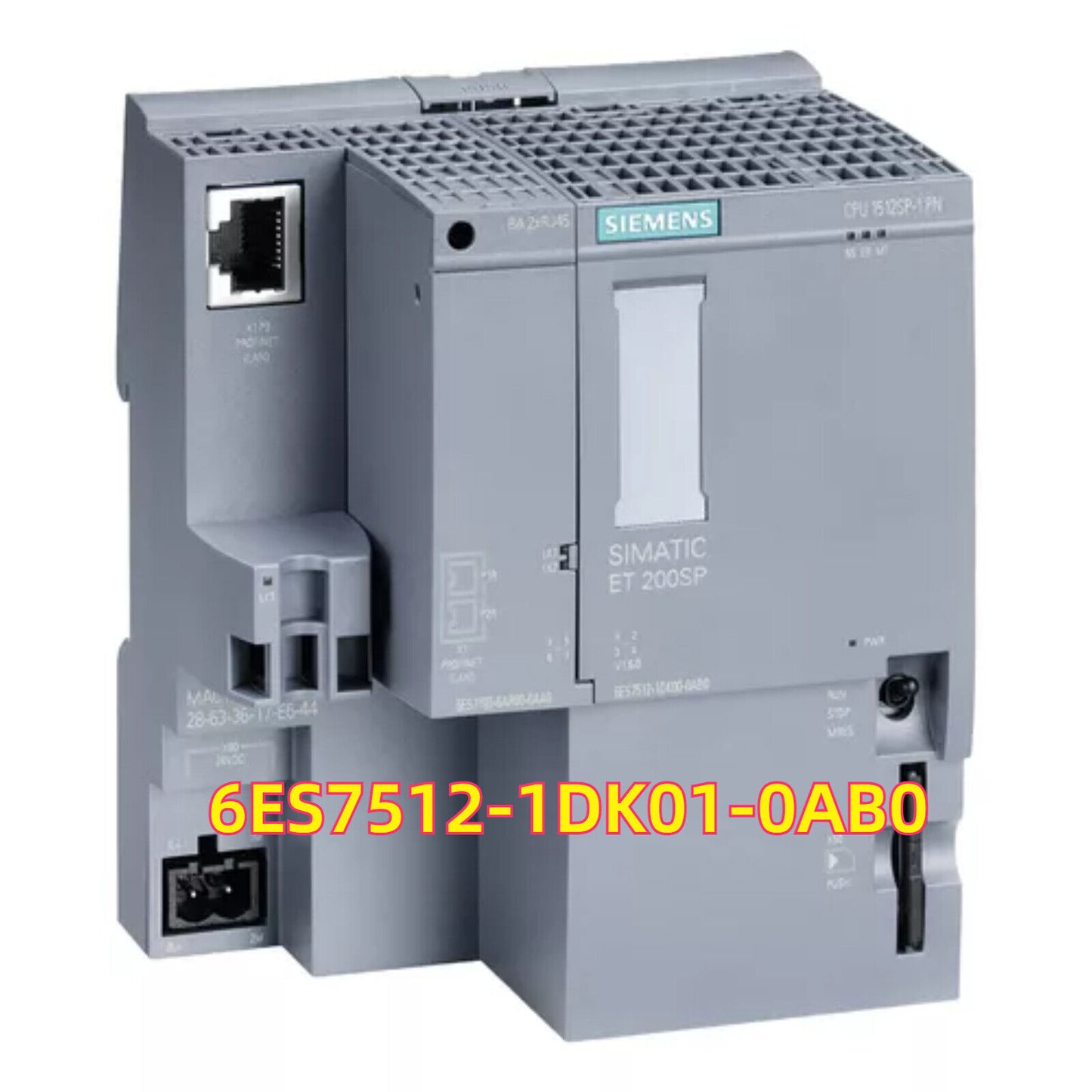 Siemens SIMATIC ET 200SP PLC CPU 6ES7512-1DK01-0AB0, Industrial Automation Part
