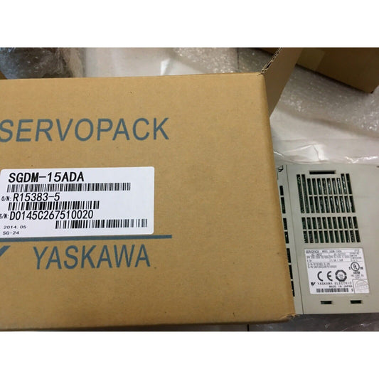 Yaskawa SGDM-15ADA Servo Drive in box, industrial automation part.