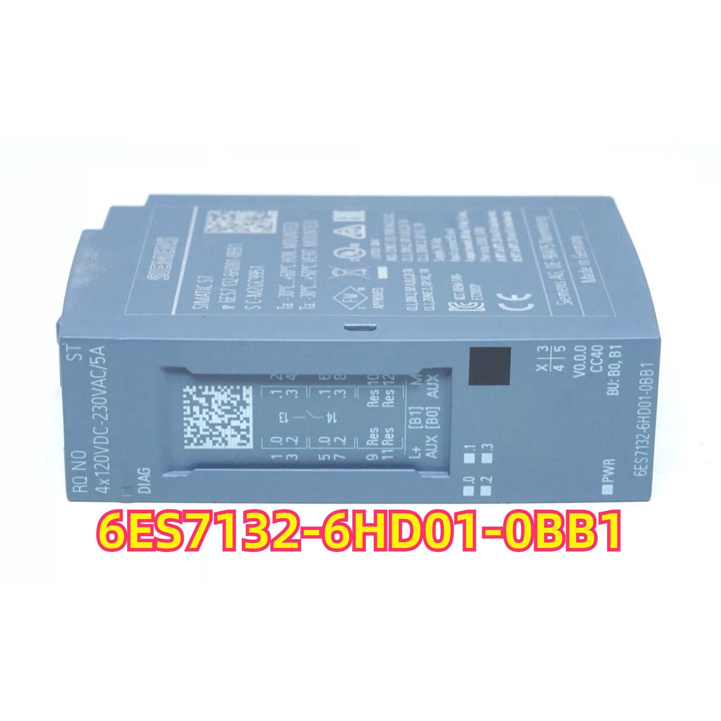 Siemens ET 200SP Relay Module 6ES7132-6HD01-0BB1, PLC Module
