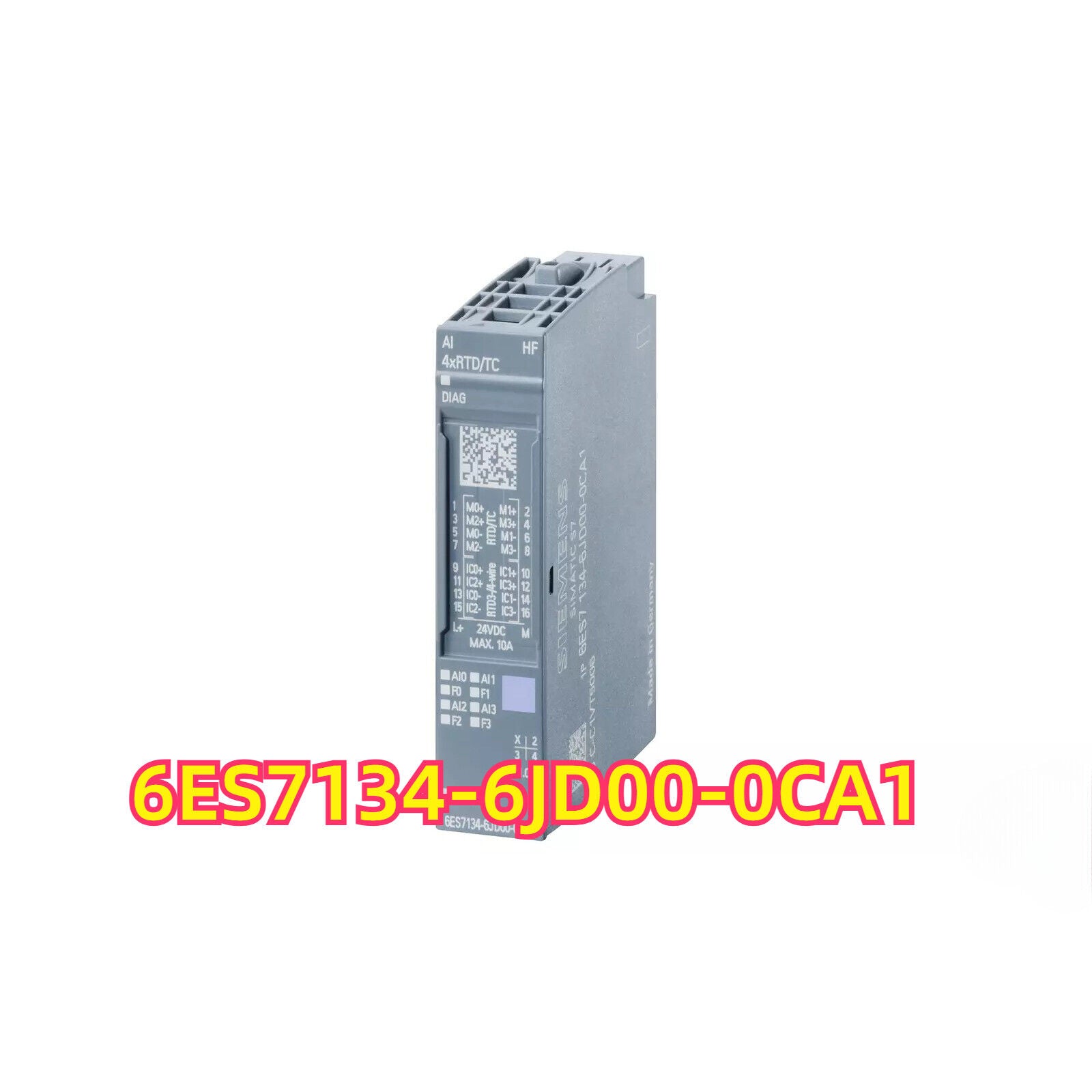 SIMATIC ET 200SP analog input module 6ES7134-6JD00-0CA1, used for voltage signal acquisition