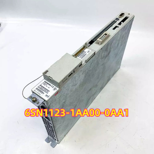 Siemens SIMODRIVE 6SN1123-1AA00-0AA1 power module, industrial automation component.
