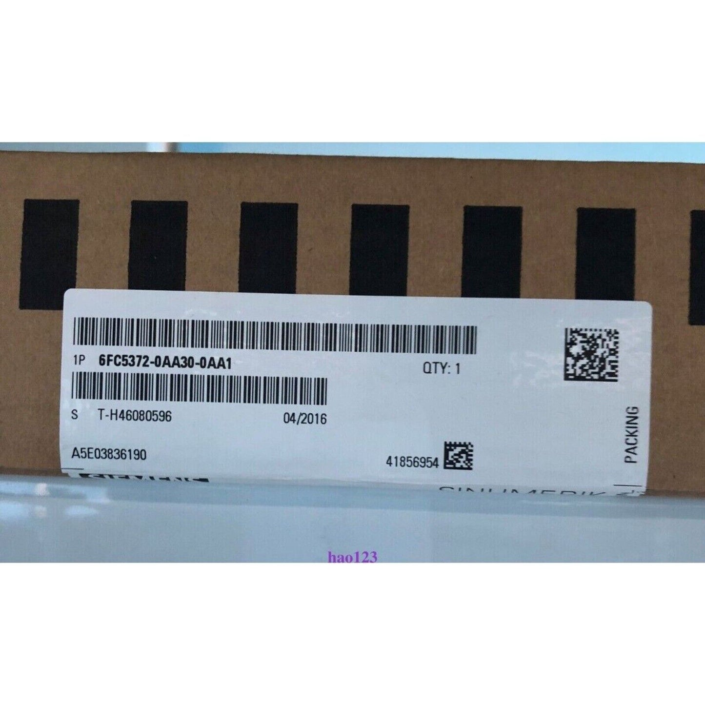 Siemens SINUMERIK 840D sl NCU720.3PN PLC Module Packing Label, 6FC5372-0AA30-0AA1