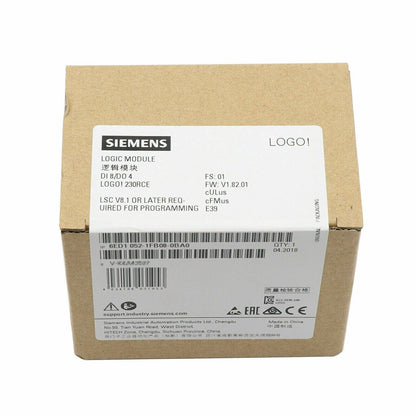 Siemens LOGO! 230RCE logic module packaging, industrial automation part