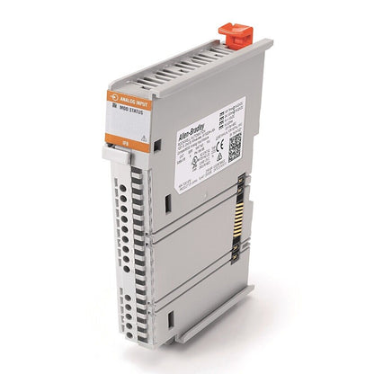 Allen-Bradley 5069-IF8 Compact 5000 Analog Input Module, gray with orange accents, industrial automation part.