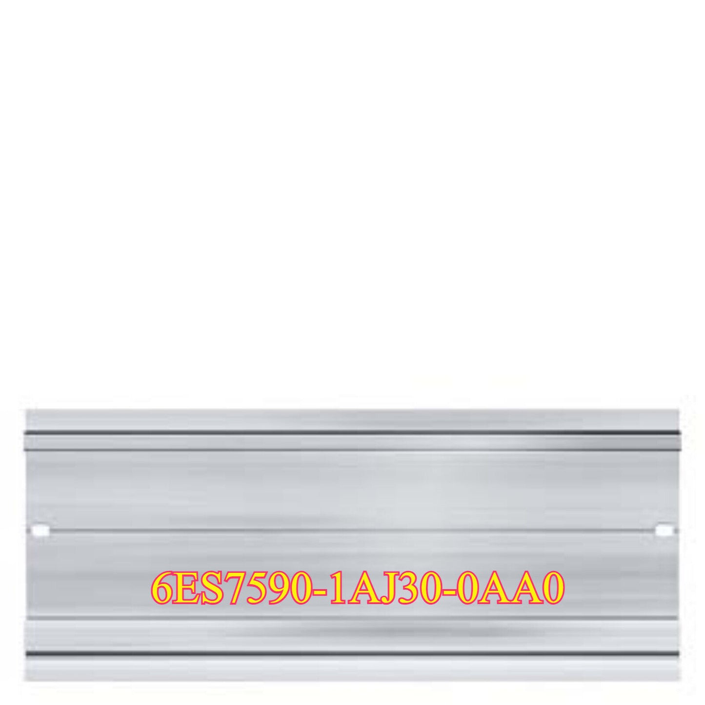 Siemens S7-1500 shaped guide rail 6ES7590-1AJ30-0AA0, industrial automation part.