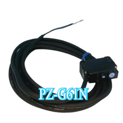 Keyence PZ-G61N Photoelectric Sensor with cable, black housing, and free shipping.