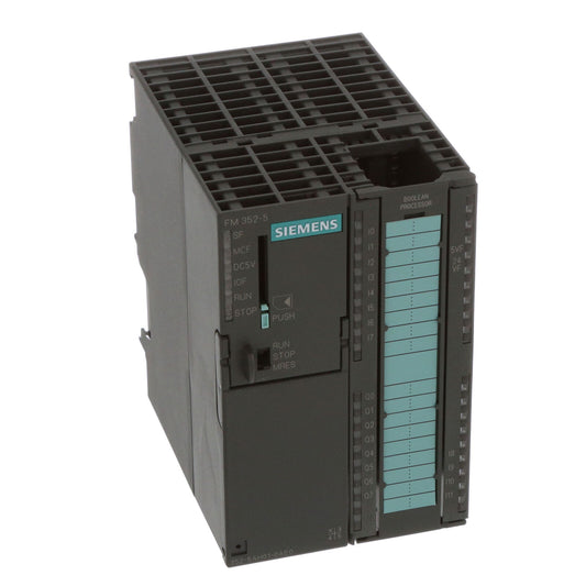 Siemens FM 352-5 Boolean Processor PLC Module, industrial automation equipment.