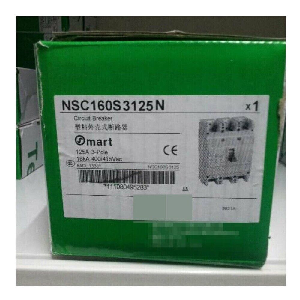 Schneider NSC160S3125N Circuit Breaker, 125A 3-Pole, Industrial Electrical Component
