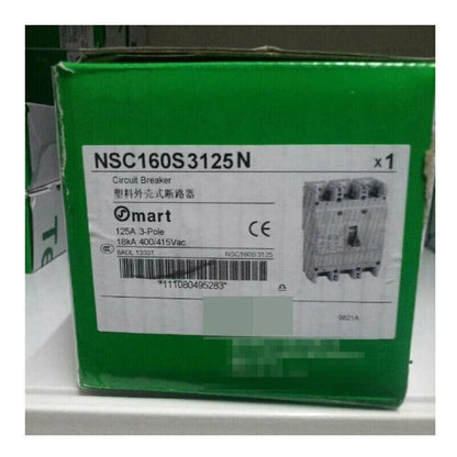 Schneider NSC160S3125N Circuit Breaker, 125A 3-Pole, Industrial Electrical Component