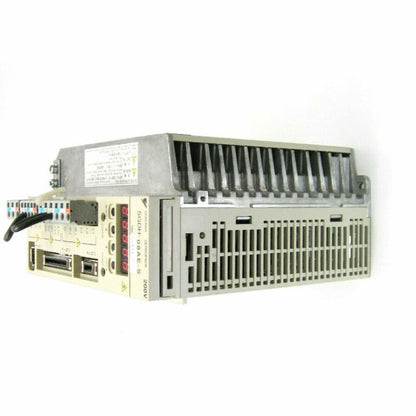 YASKAWA SGDH-08AE-S servo drive, beige and silver, 200V. New servo drive for industrial automation.