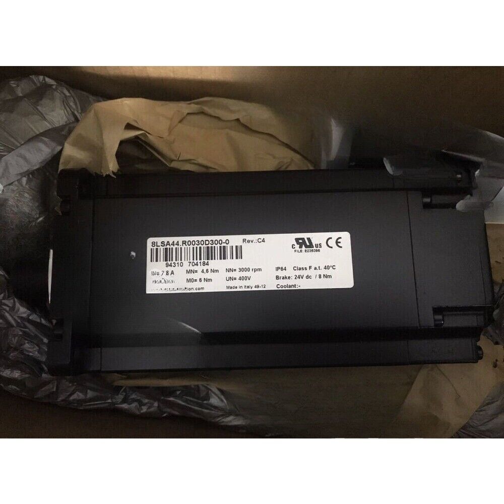 B&R Servo Motor 8LSA44.R0030D300-0, Industrial automation part with specs, Made in Italy