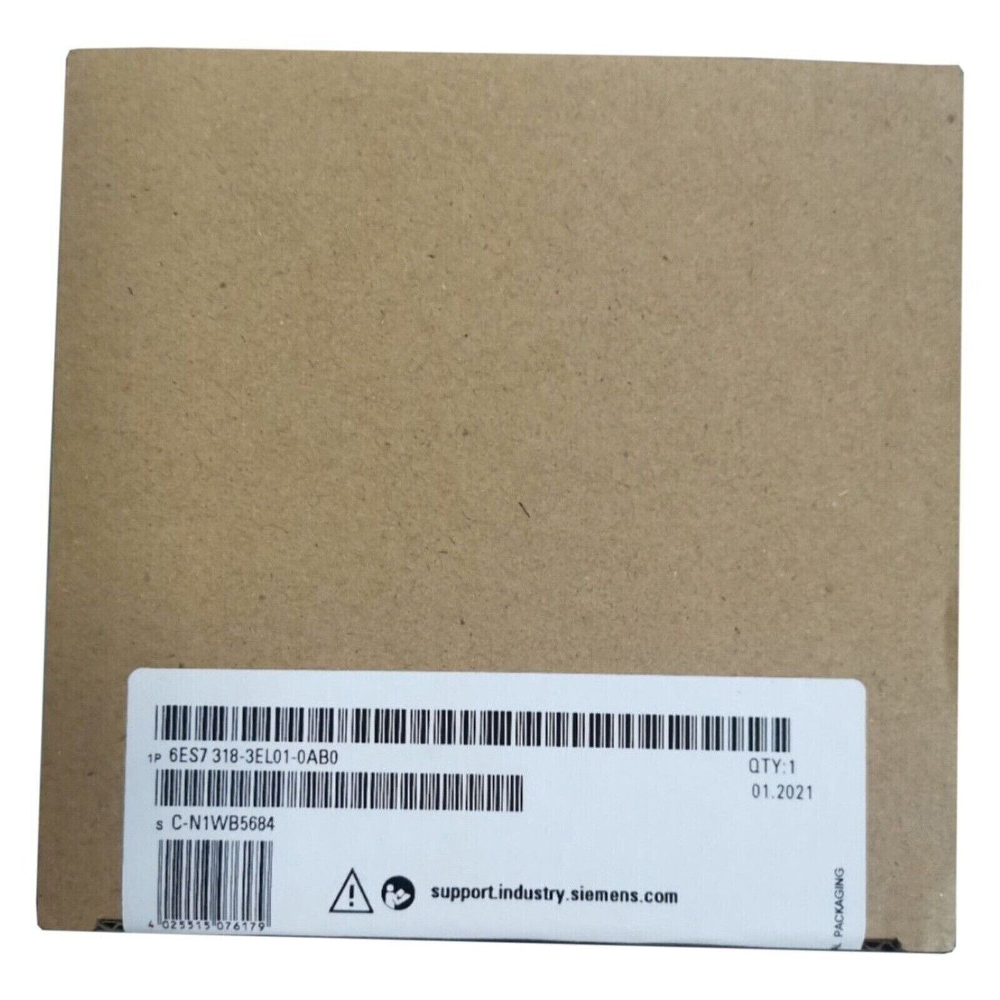 Siemens SIMATIC S7-300 PLC module 6ES7318-3EL01-0AB0 packaging, industrial automation part