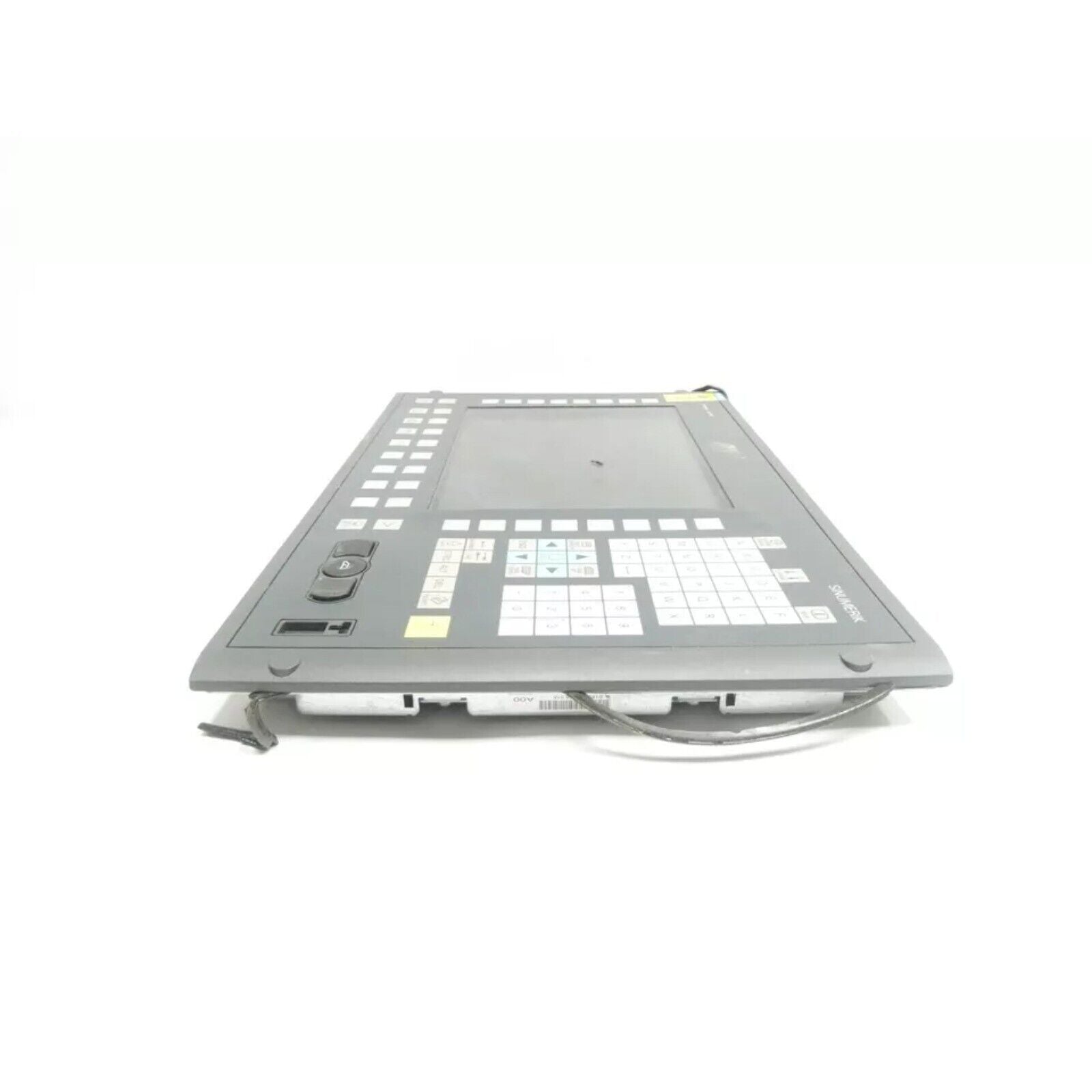 Siemens Sinumerik control panel 6FC5203-0AF02-0AA0, industrial automation equipment, grey keypad with numerical keys.