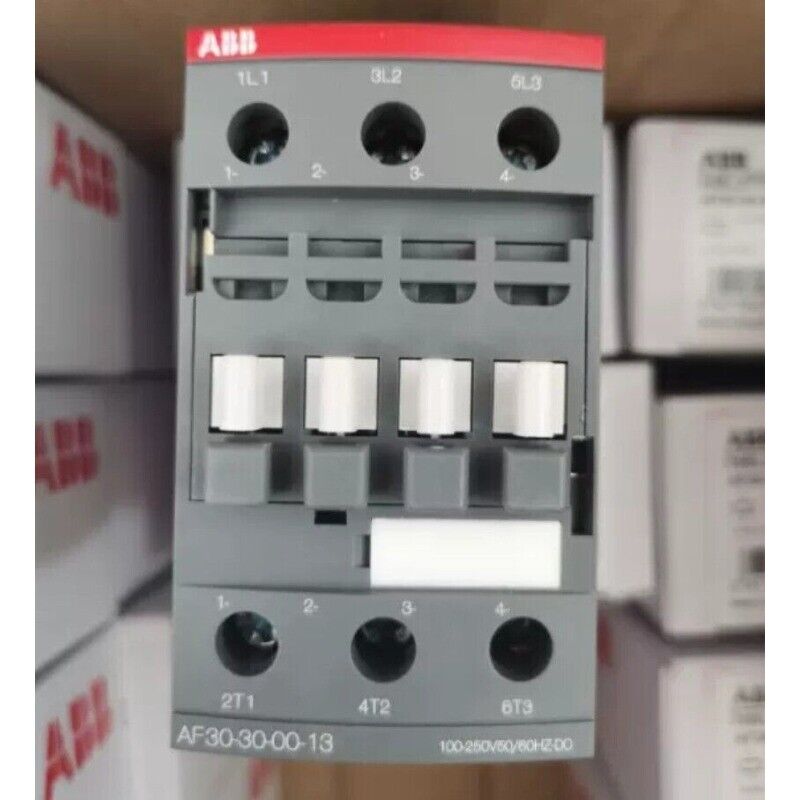 ABB AF30-30-00-13 Contactor, Grey and Red Industrial Control Component