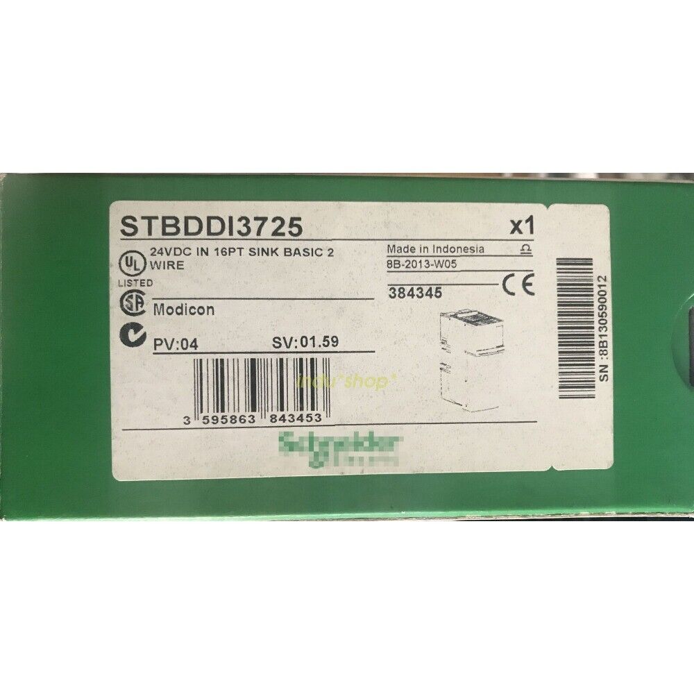 Schneider Electric STBDDI3725 PLC module, 24VDC in 16PT, industrial automation part