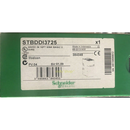 Schneider Electric STBDDI3725 PLC module, 24VDC in 16PT, industrial automation part