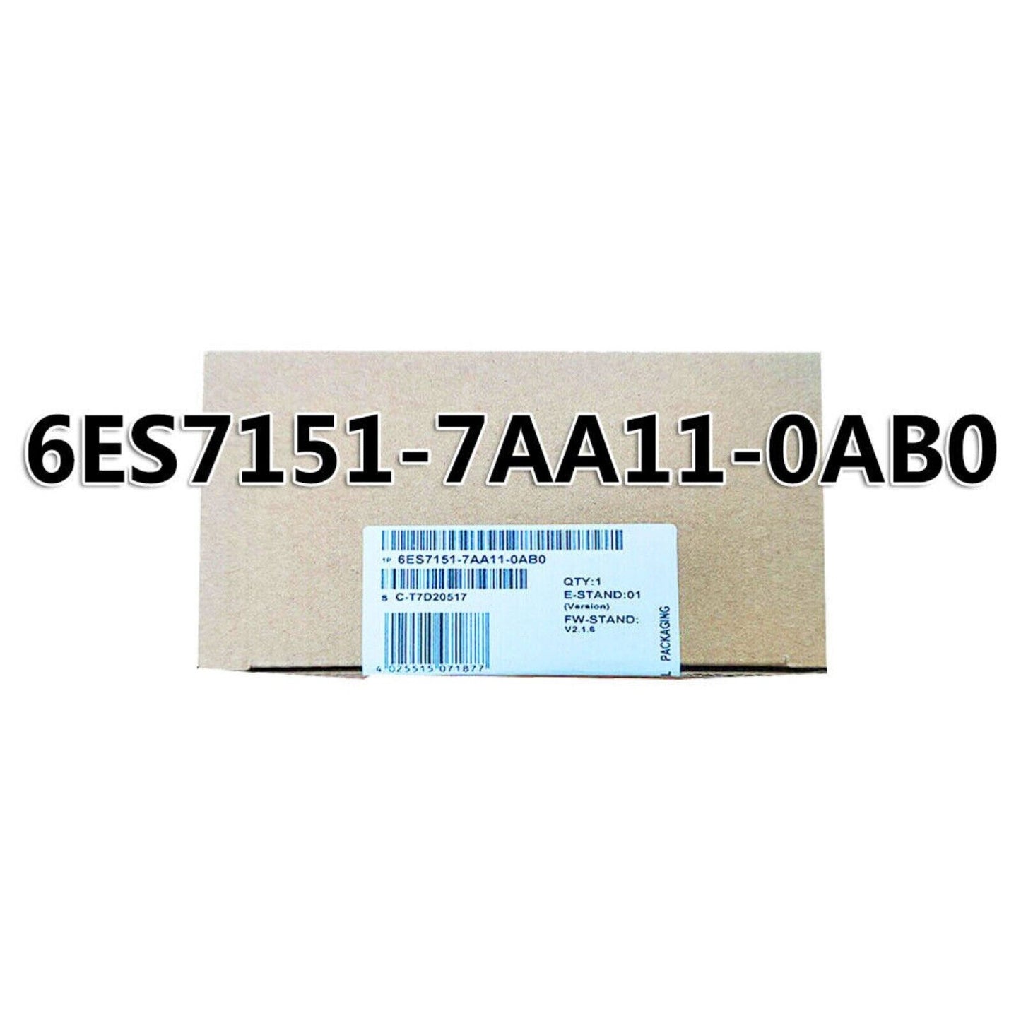 Siemens PLC Module 6ES7 151-7AA11-0AB0 packaging, industrial automation part, QTY:1.