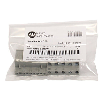 Allen-Bradley 5069-RTB5-SCREW terminal block, new in package. Product of Germany.