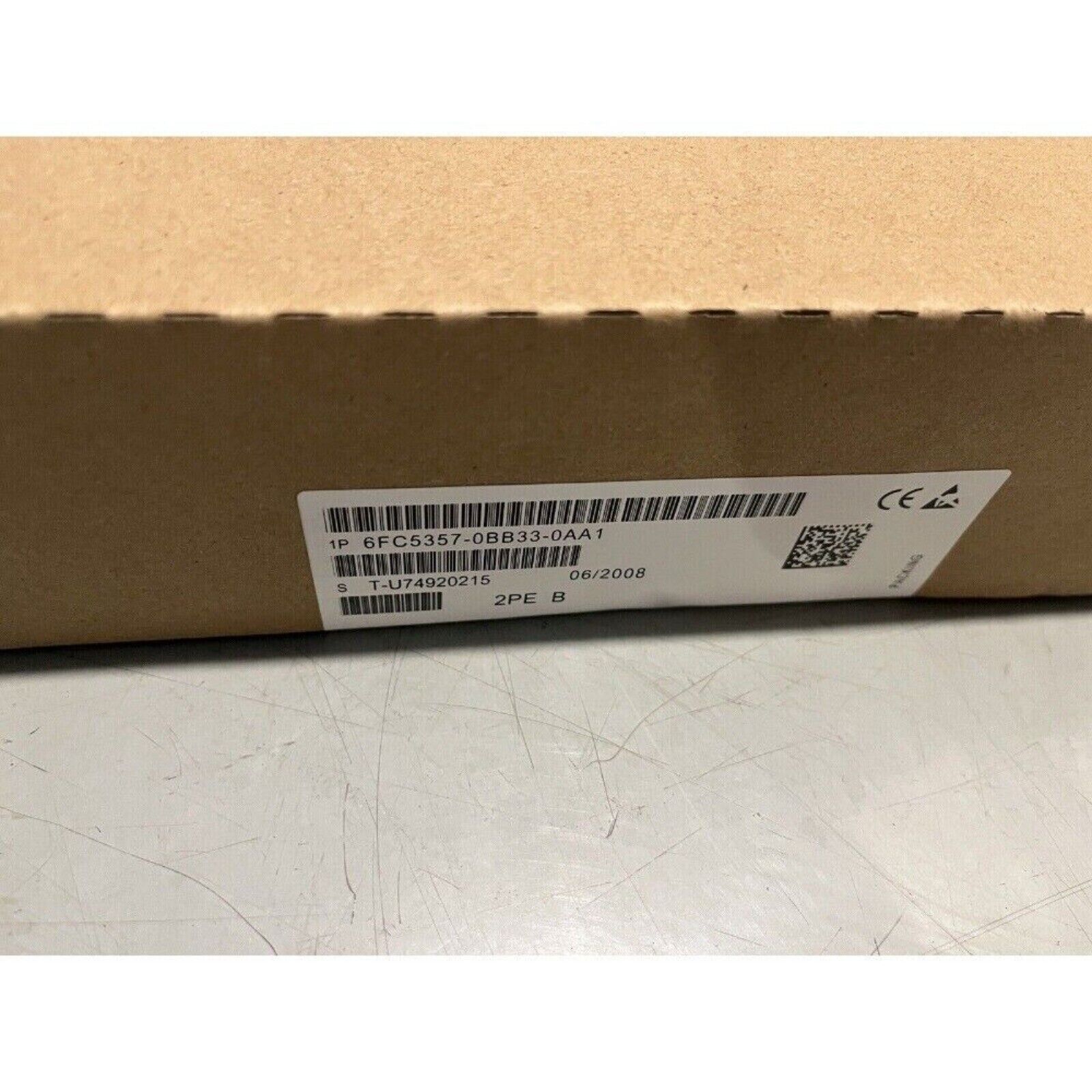 Siemens 6FC5357-0BB33-0AA1 PLC Module, Industrial Automation Part. Date 06/2008